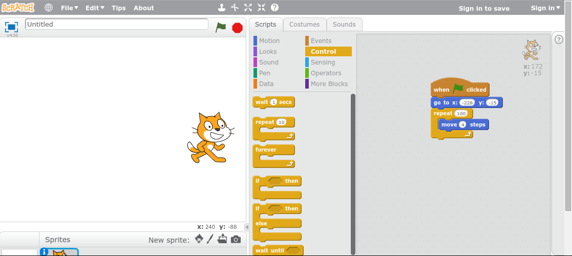 The Scratch Interface