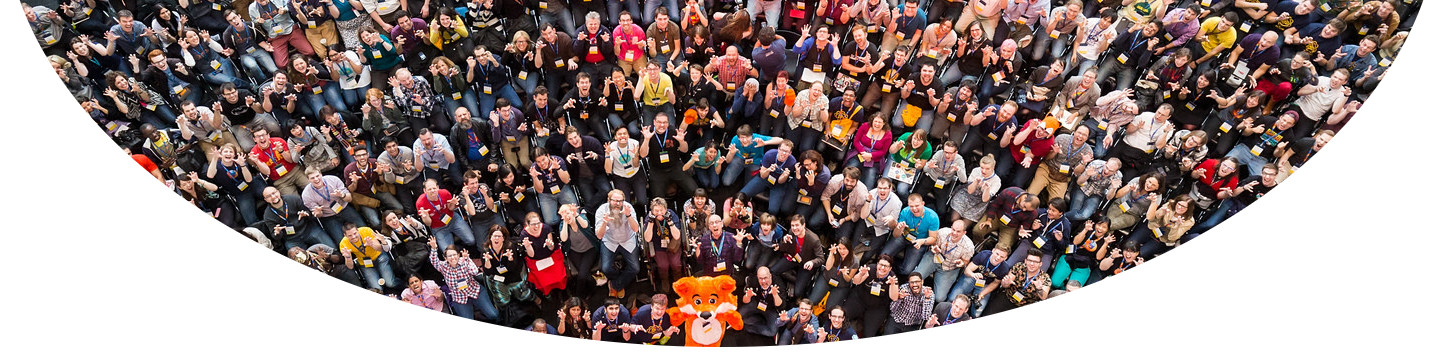 A picture from Mozilla Festival 2014. All participants are in a circle.